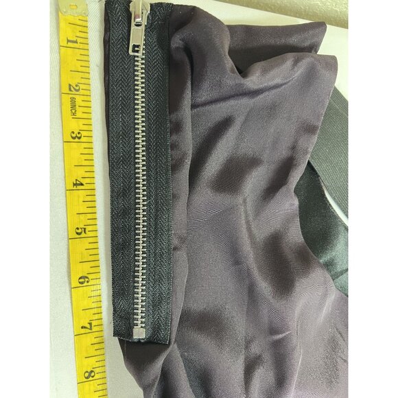 Ophilia For FC Womens Med Sleeveless Dark Purple Short Ballon Silk Like  Dress - Picture 8 of 12